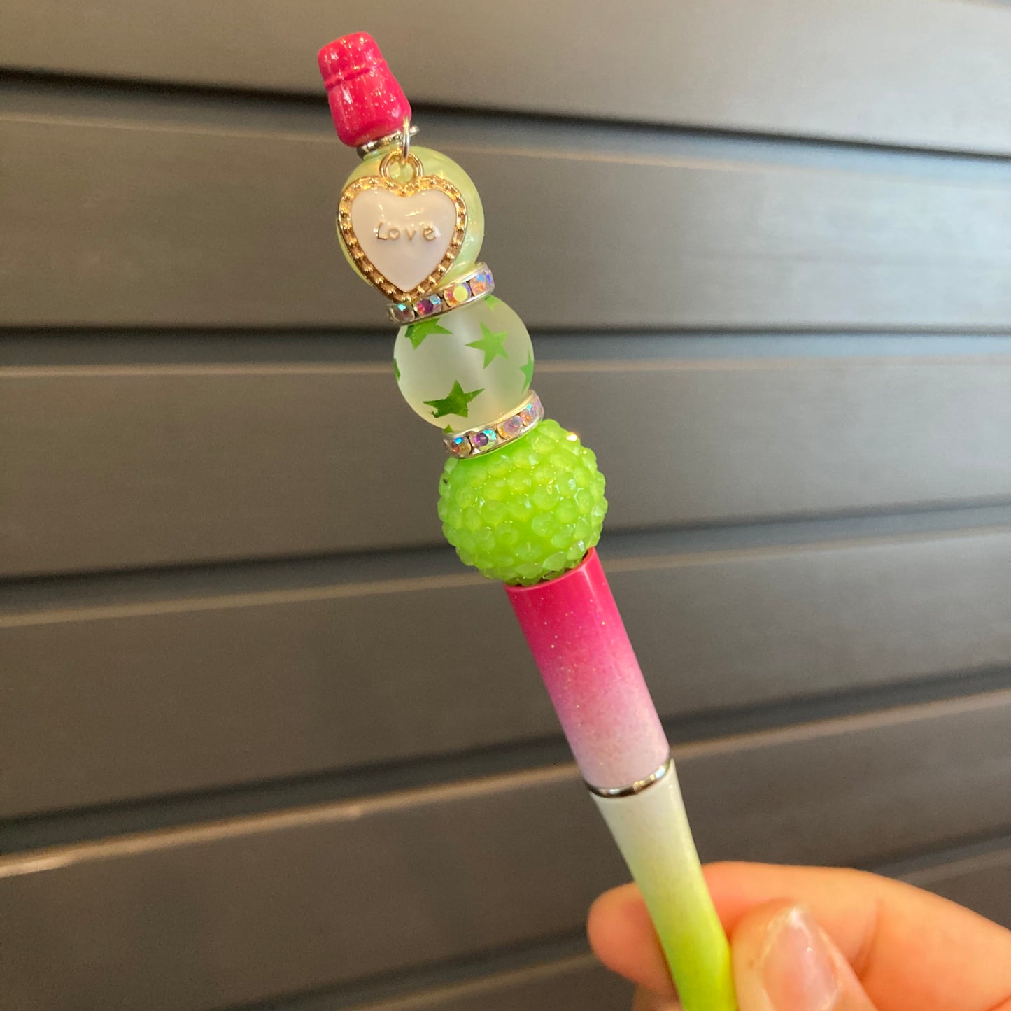 Love Heart Charm Pen
