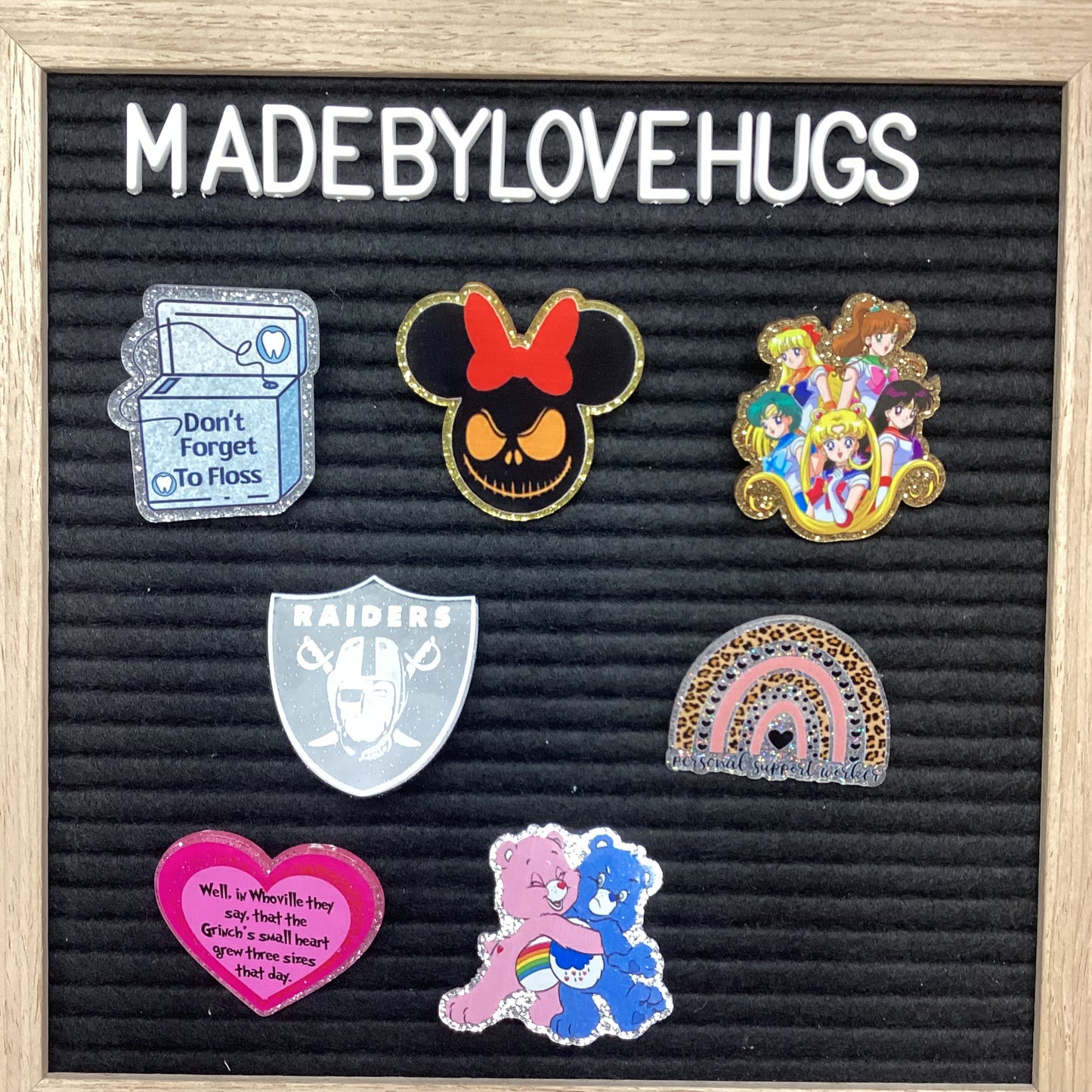 Premade Bag Attachment pins