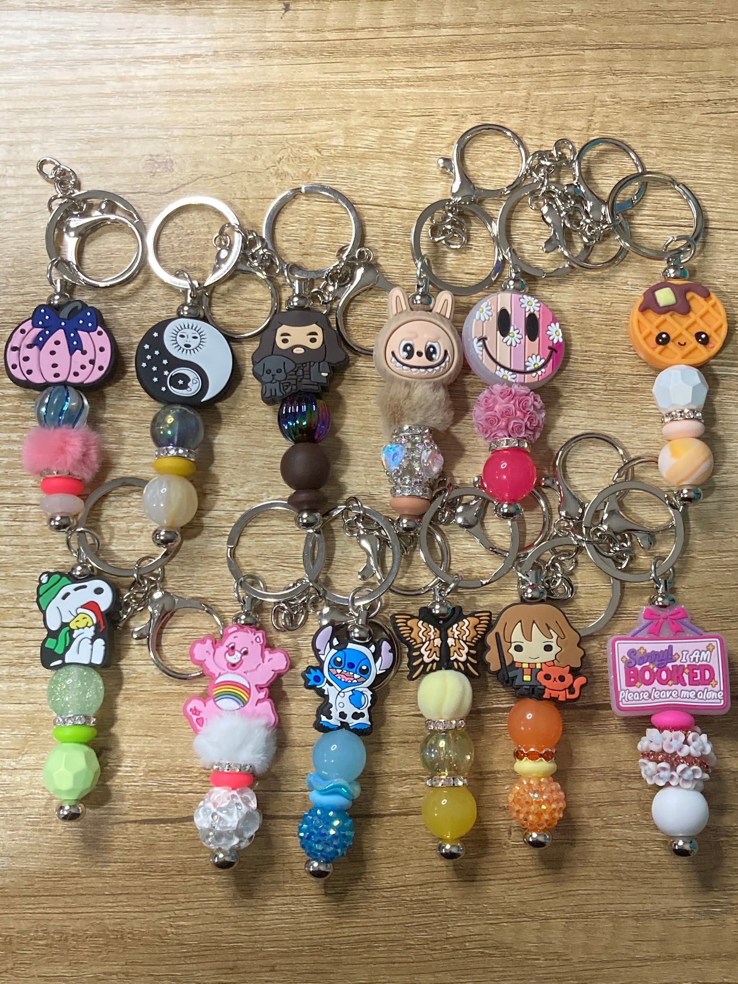 BEADABLE KEYCHAINS
