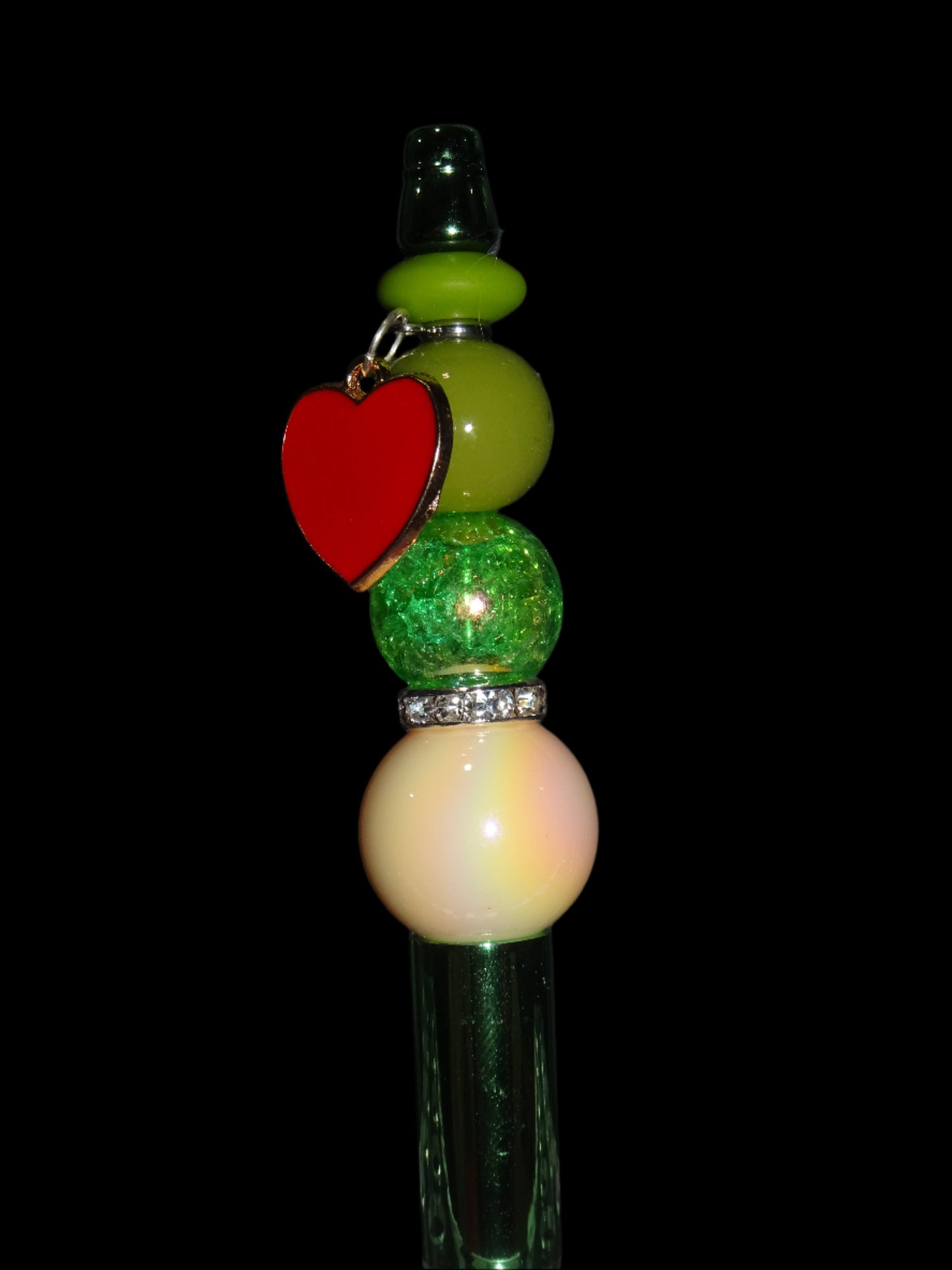 Red Heart Charm Pen