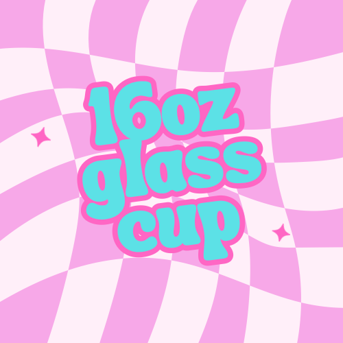 16oz Glass cups