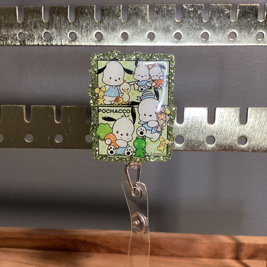 Pochacco Badge Reel