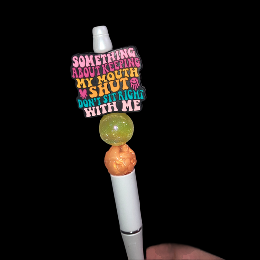 Something About Keeping My Mouth Shut