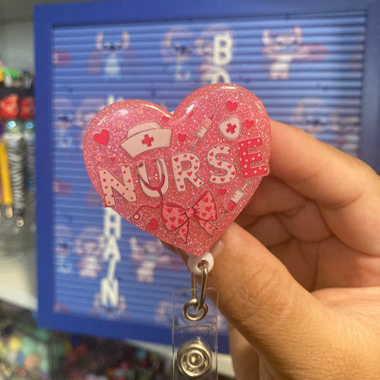 Nurse Heart Badge Reel