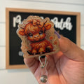 Girly Cow Badge Reel