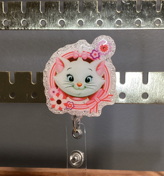 Marie Cat Badge Reel