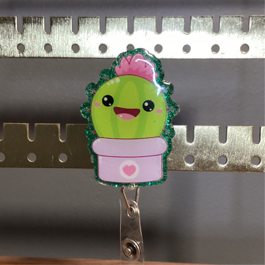 Cactus Badge Reel