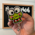 Keroppi Badge Reel