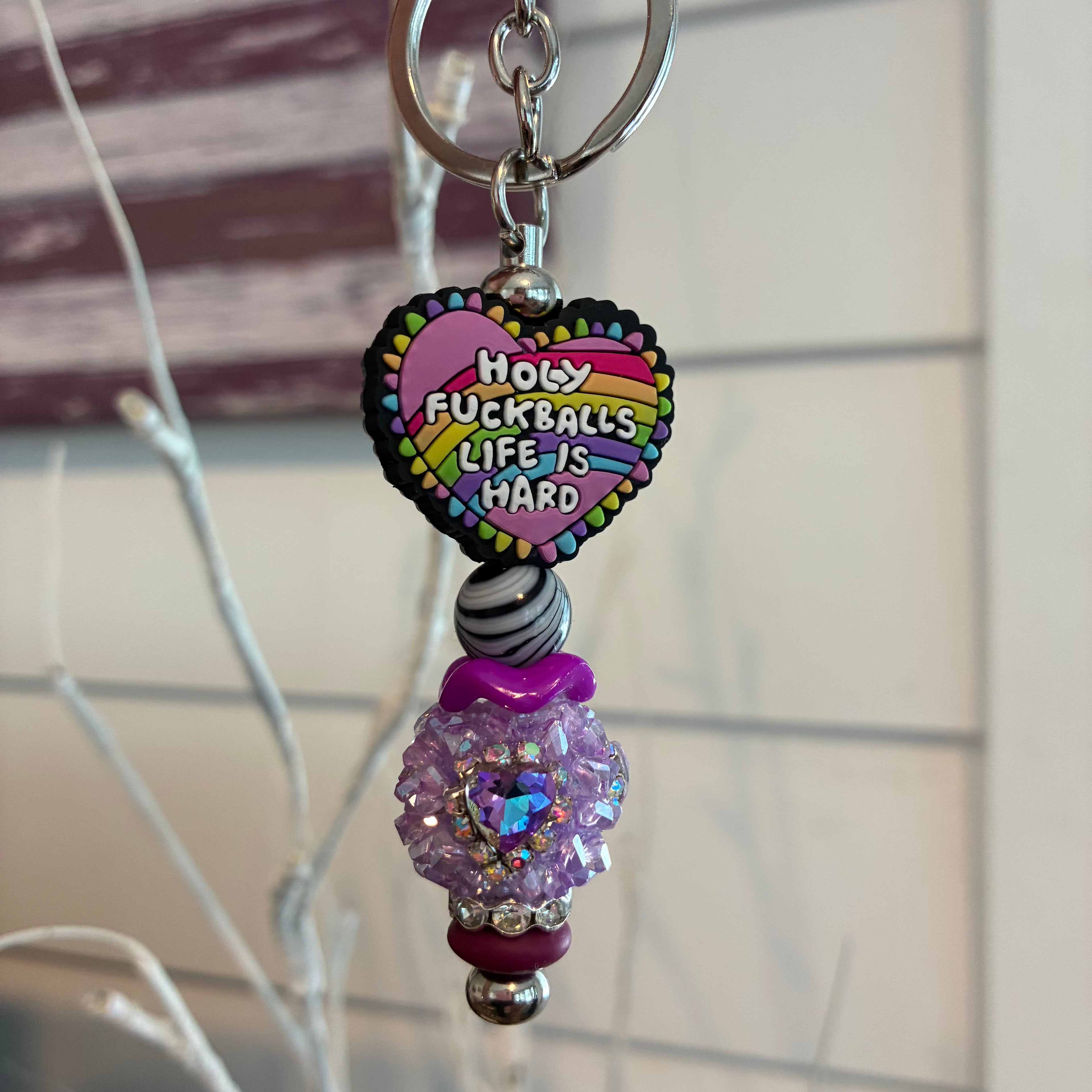 BEADABLE KEYCHAINS
