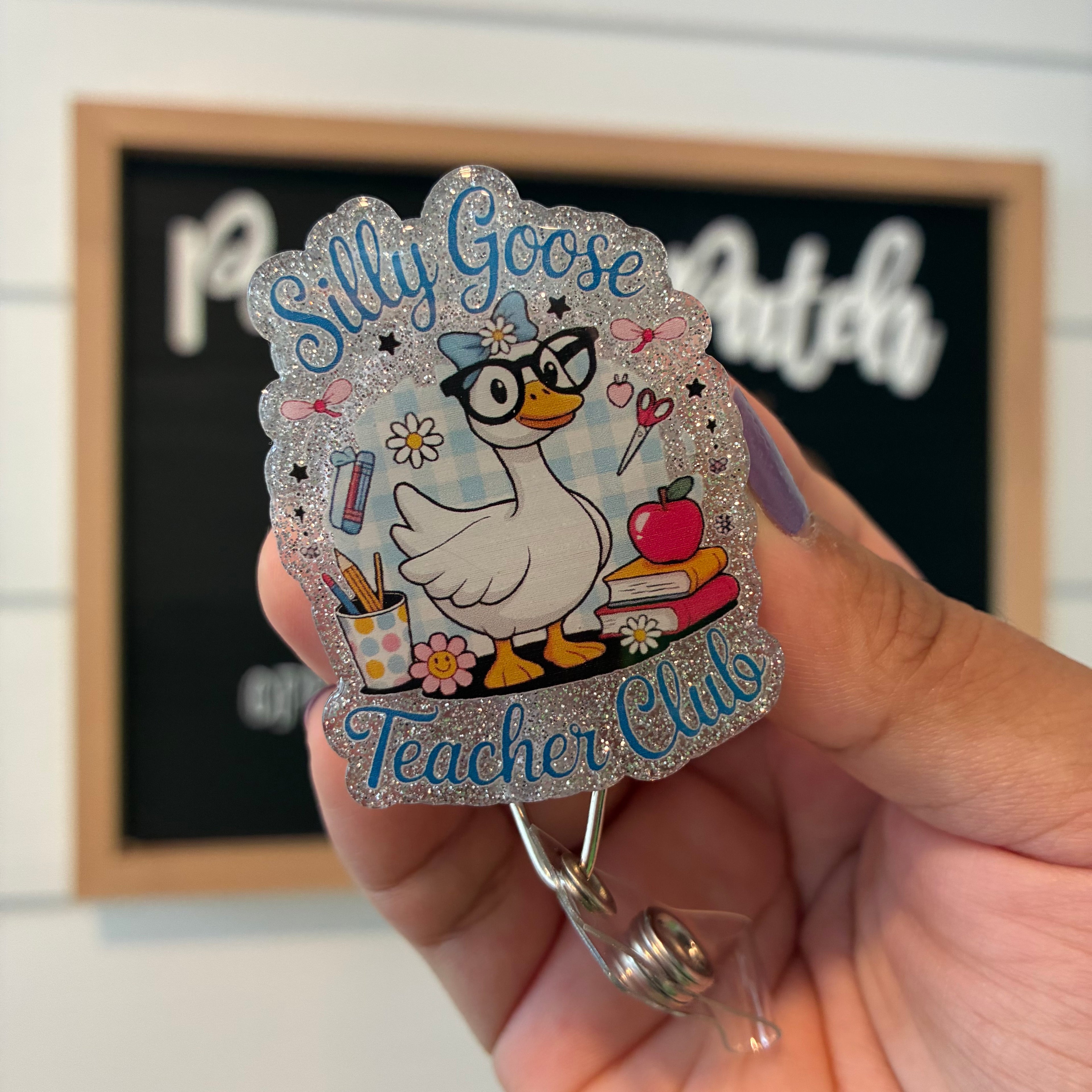 Teacher Club Badge Reel