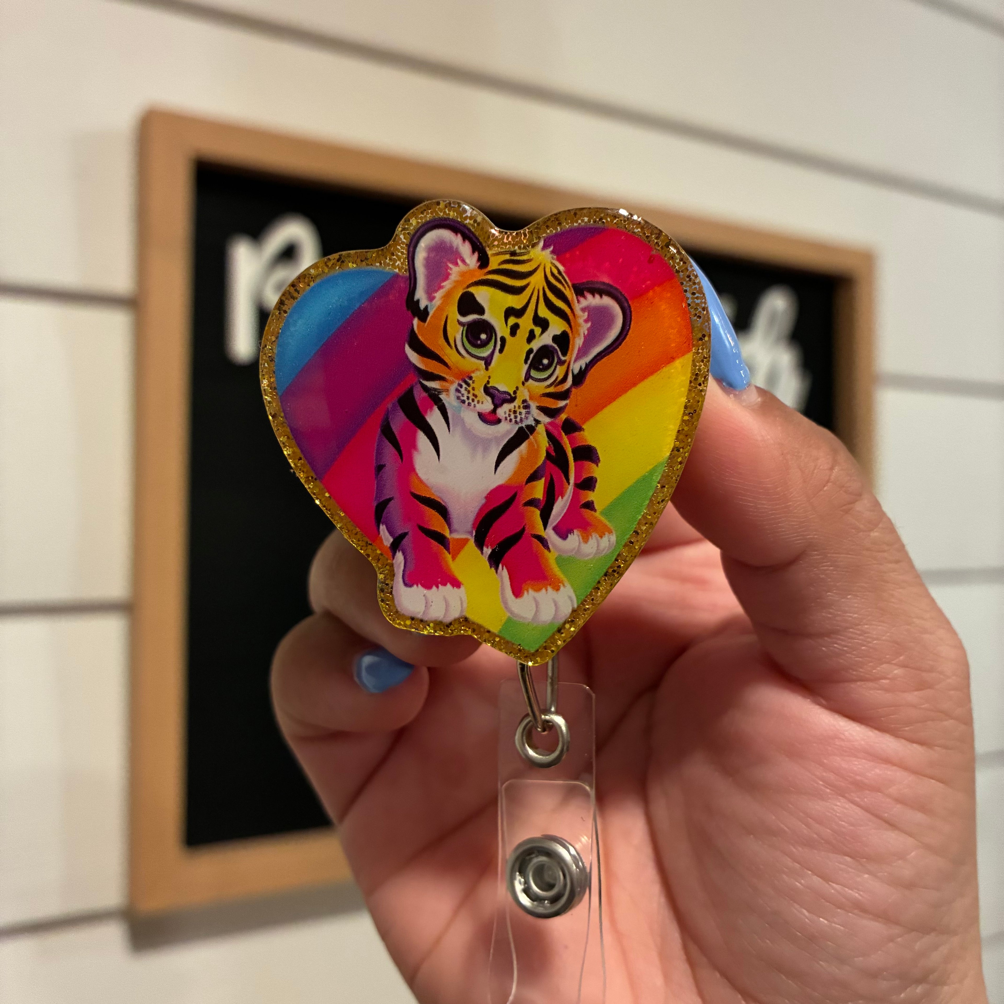 Tiger Colorful Badge Reel