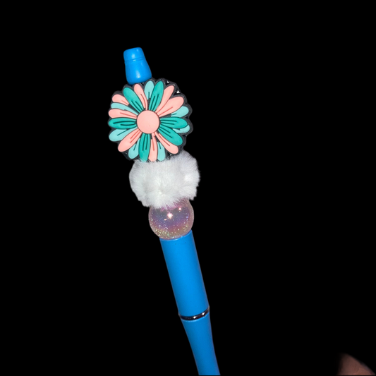 Pink Blue Flower