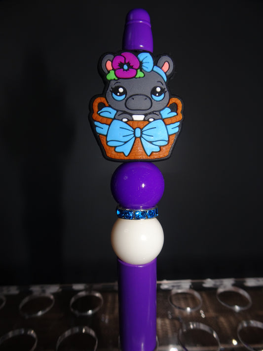 Bow Hippo Pen