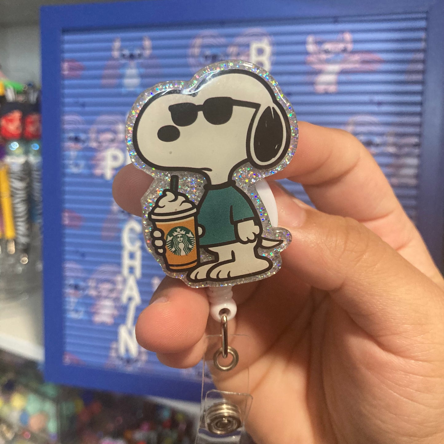 Snoopy Stabiz Badge Reel