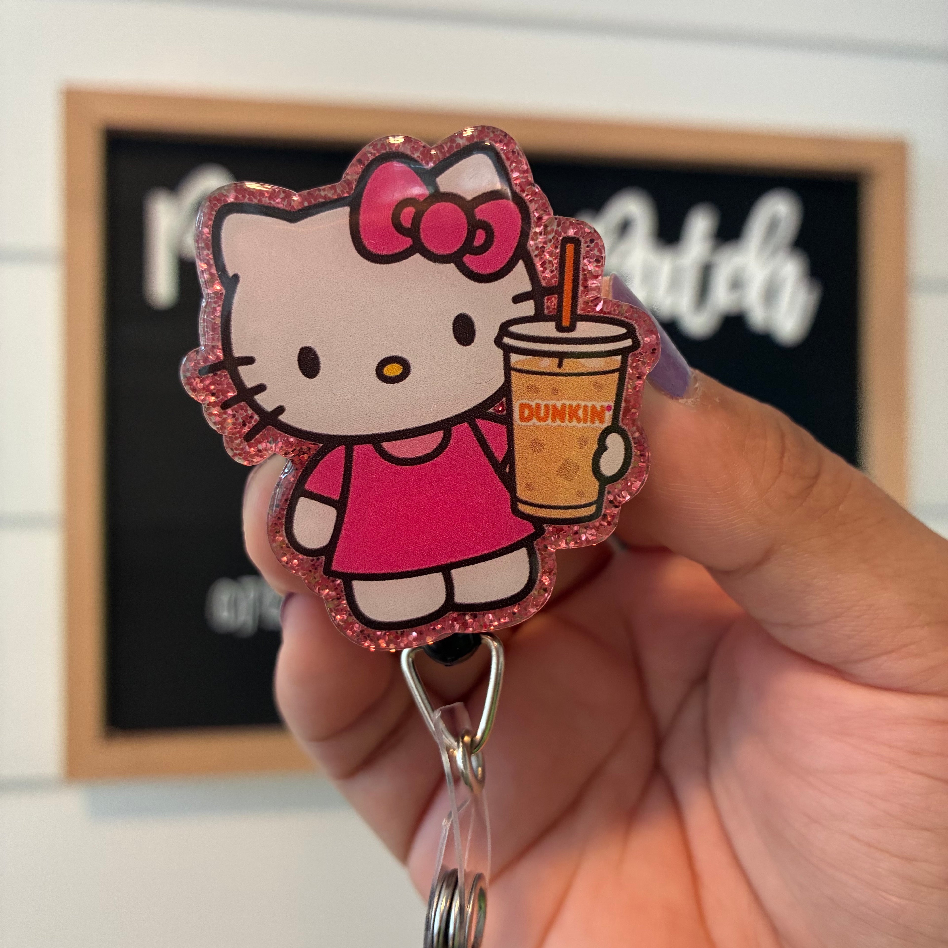 HK Dunkin Badge Reel