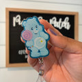 Blue Care Bear Badge Reel