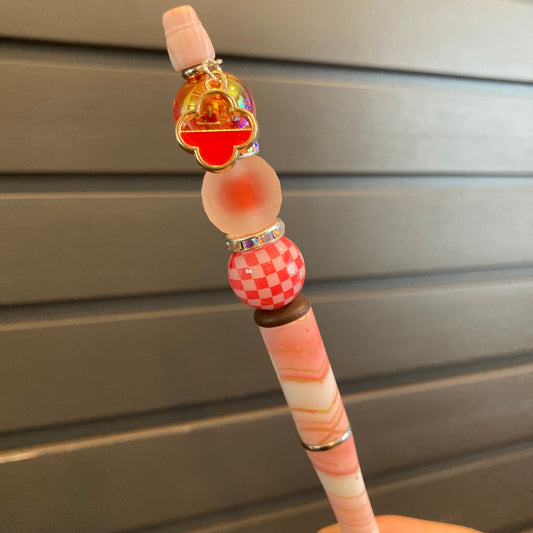 Half Red Clover Charm Pen