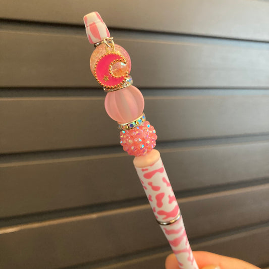 Pink Moon Charm Pen