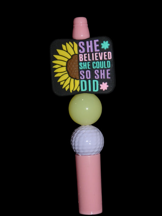 She Believed She Could Pen