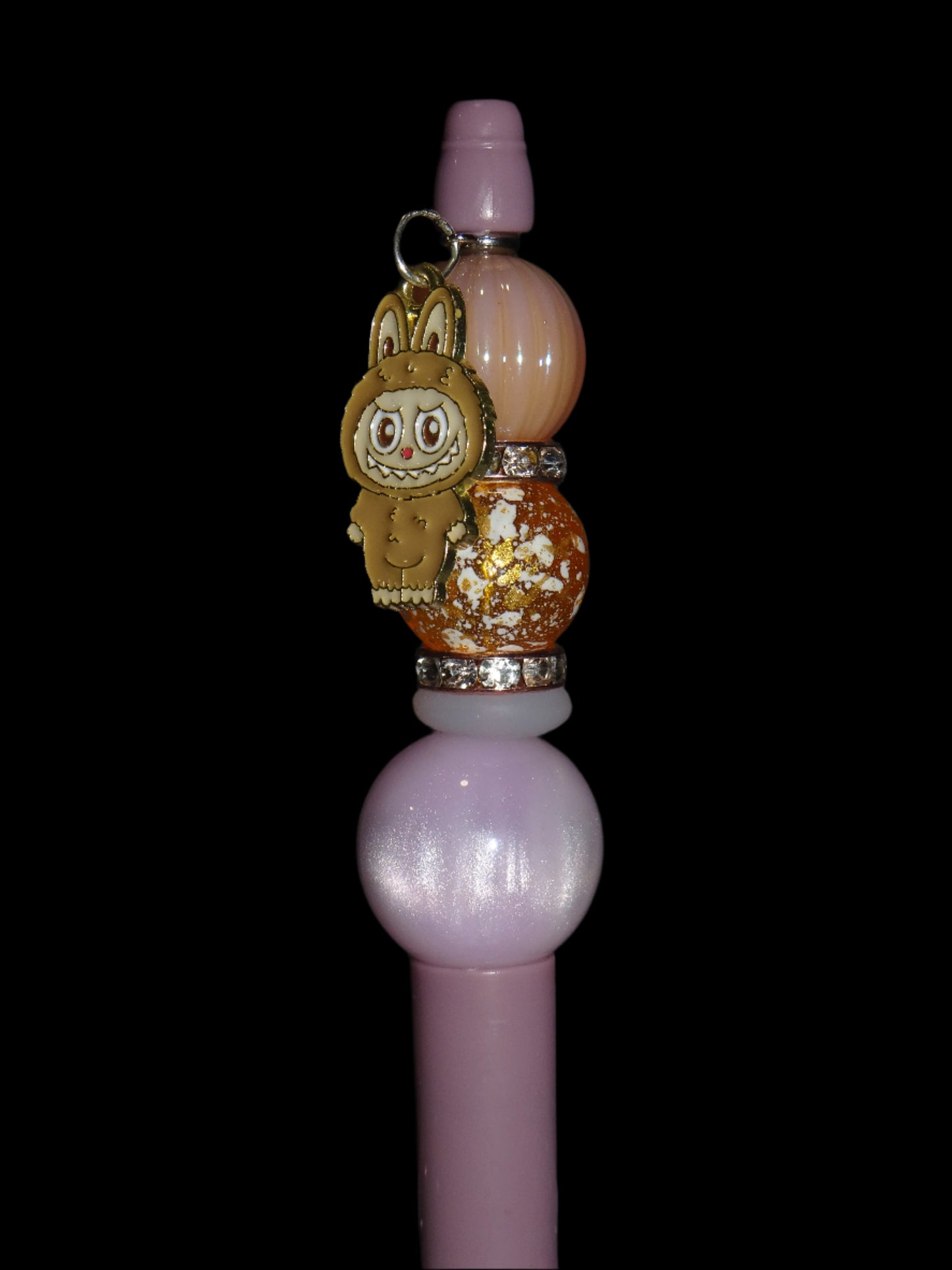 Brown Labubu Charm Pen