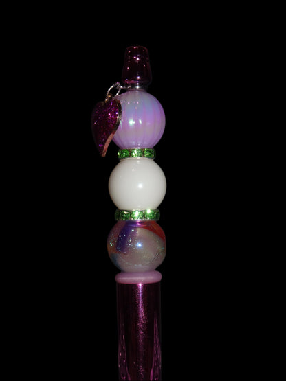 Purple Heart Charm Pen