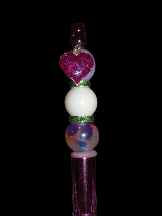 Purple Heart Charm Pen
