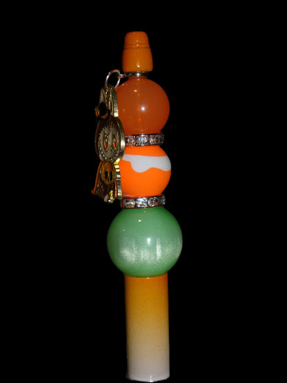 Pumpkin Labubu Charm Pen