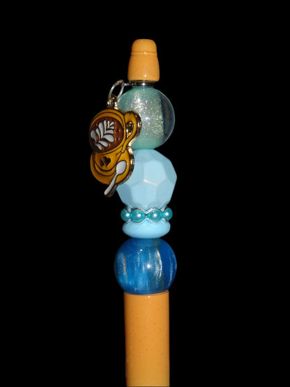 Coffee Golden Cup Charm Pen