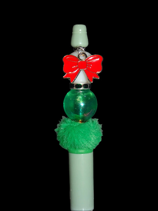 Red Ribbon Charm Pen