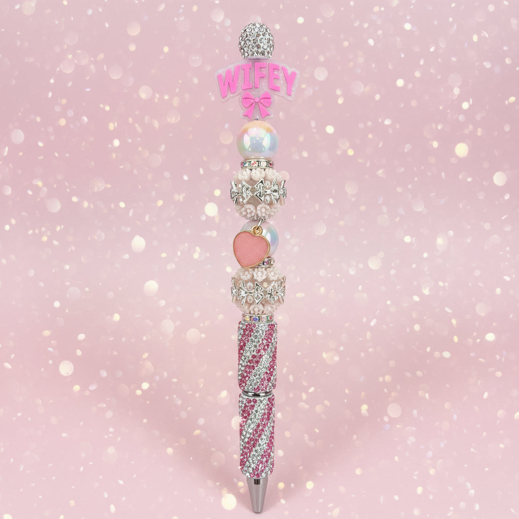 Wifey Heart Bling Pen
