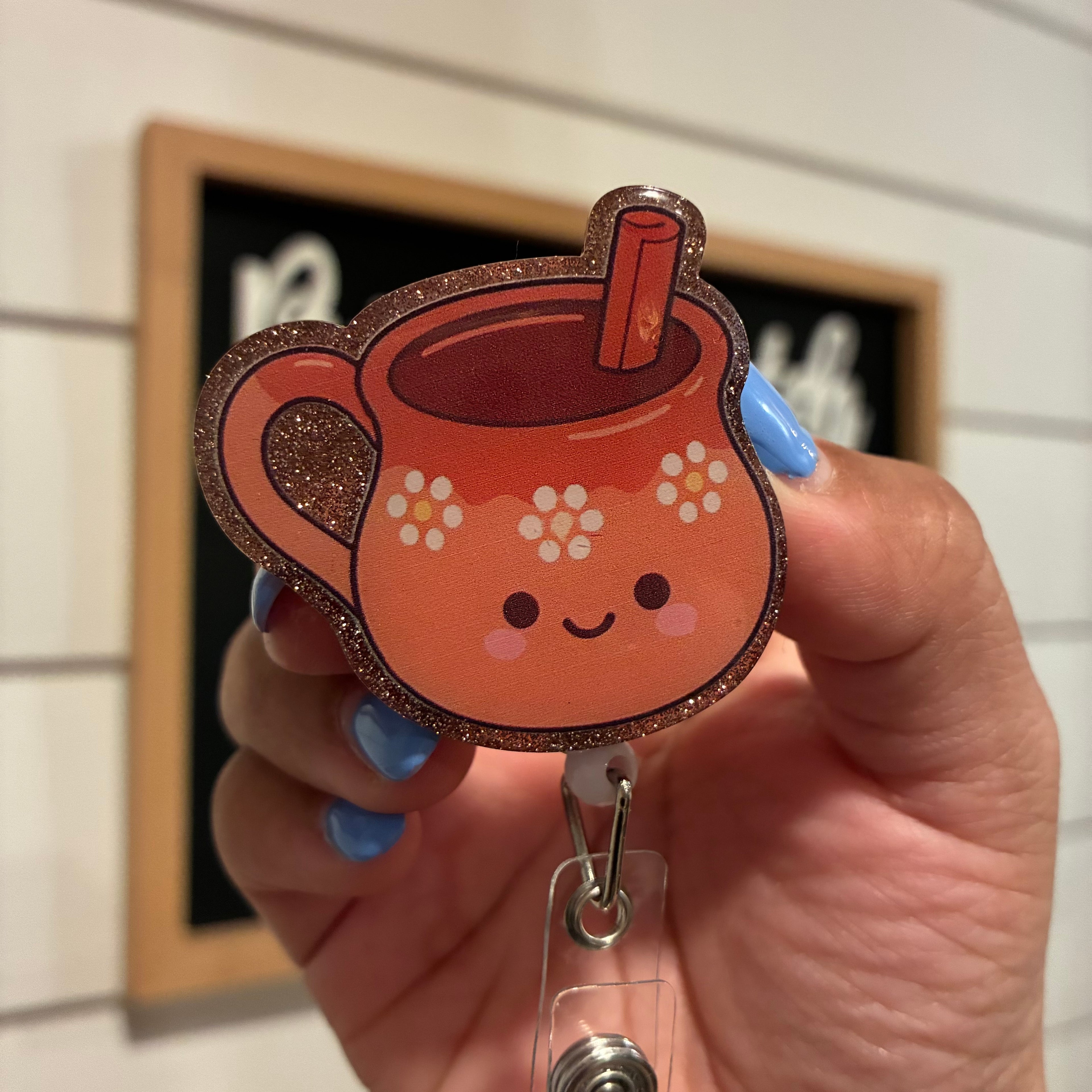 Hot Cocoa Badge Reel