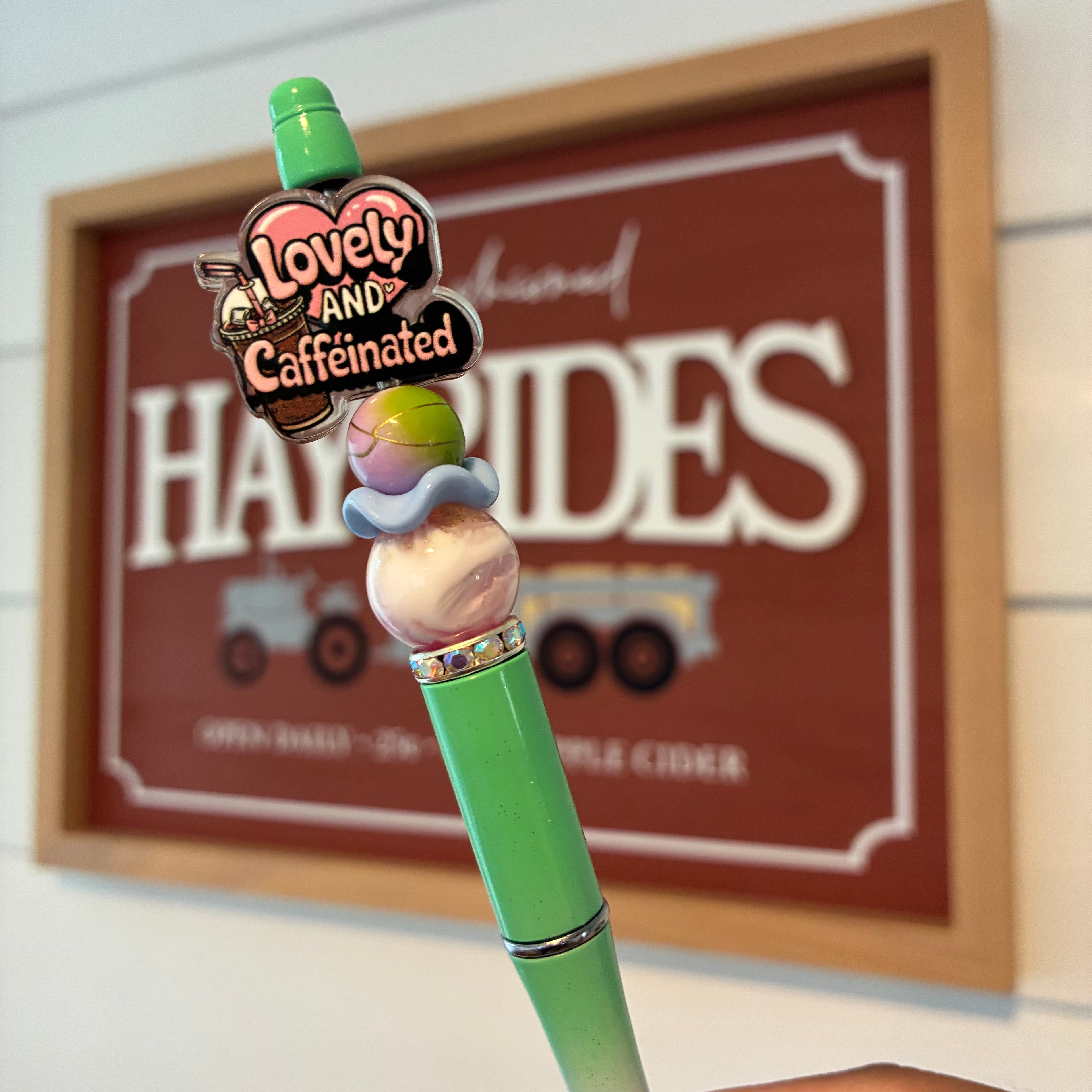 Lovely and Caffeinated Pen