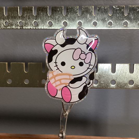 Cow HK Badge Reel